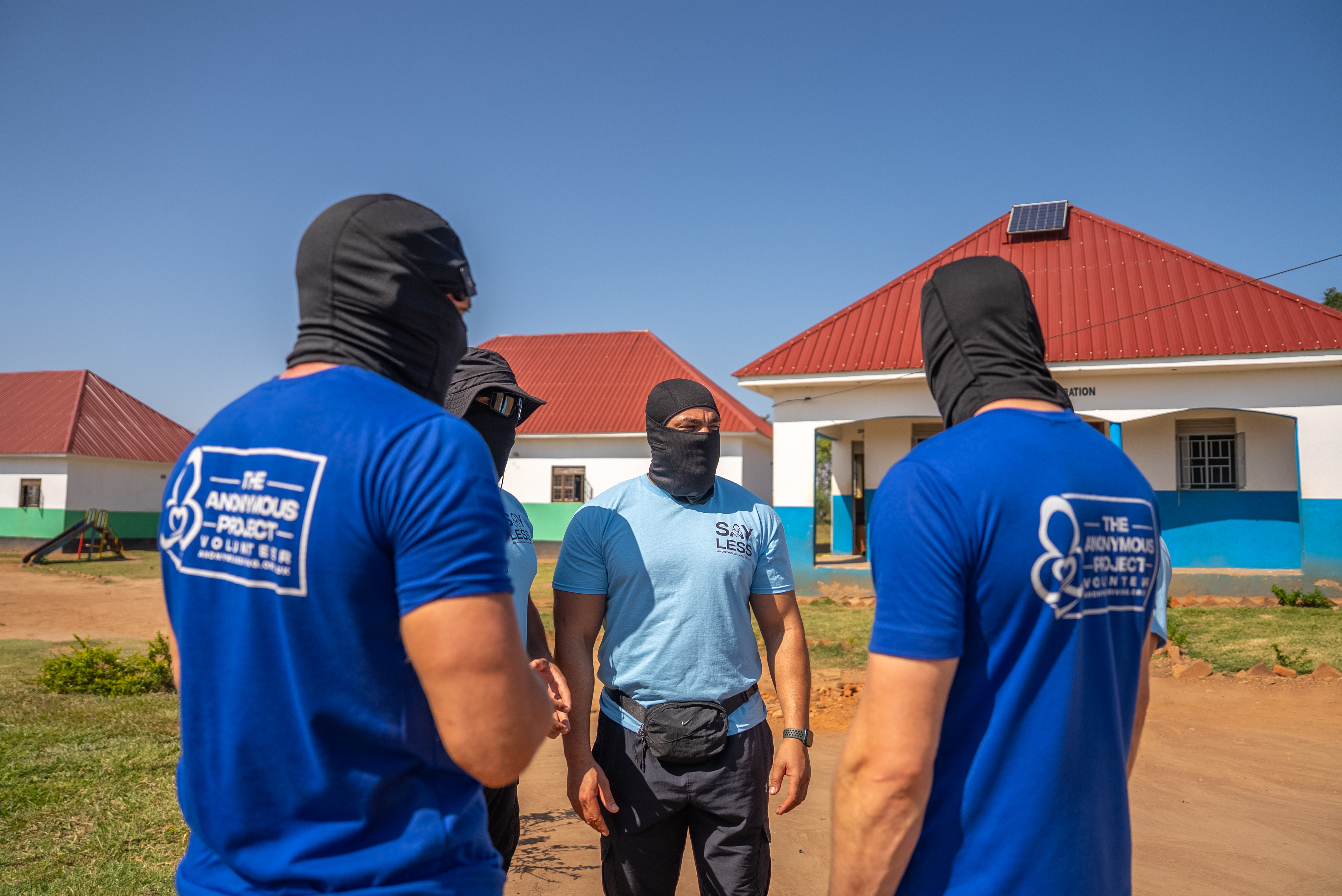 Volunteer team branded shirts